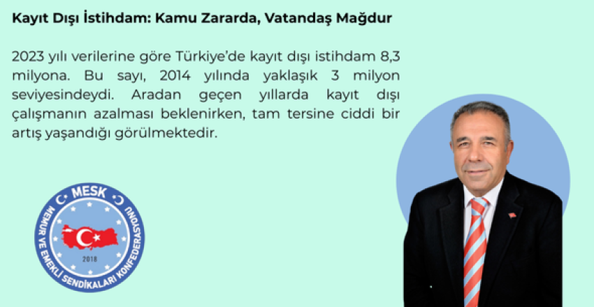 Kayıt Dışı İstihdam: Kamu Zararda, Vatandaş Mağdur