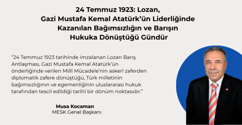 24 Temmuz 1923: Lozan