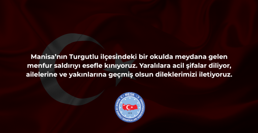 MUSA KOCAMAN: OKULLARIMIZDA GÜVENLİK ÖNLEMLERİ ALINMALI