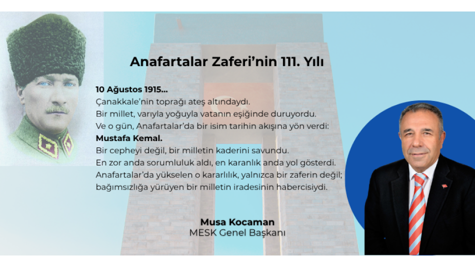 Anafartalar Zaferi’nin 111. Yılı
