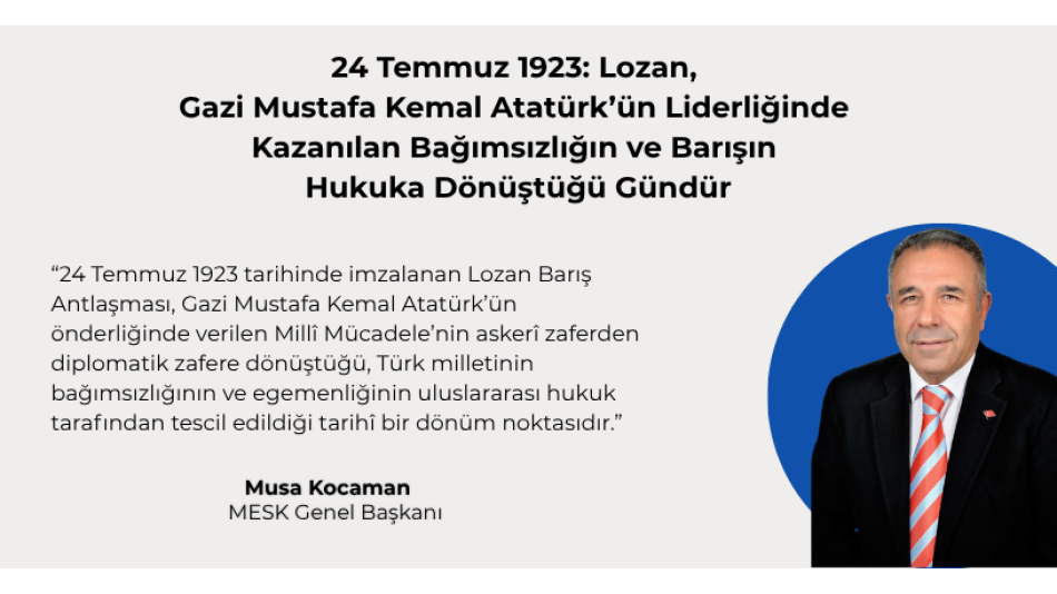 24 Temmuz 1923: Lozan